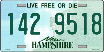NH license plate 1429518