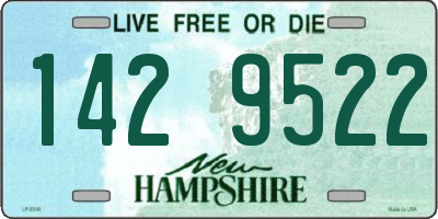 NH license plate 1429522