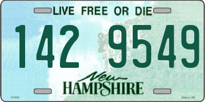 NH license plate 1429549