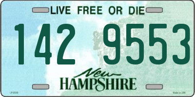 NH license plate 1429553