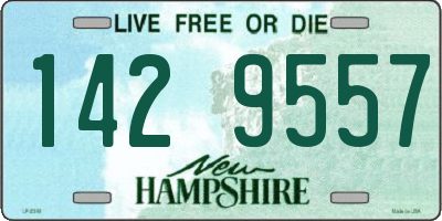 NH license plate 1429557