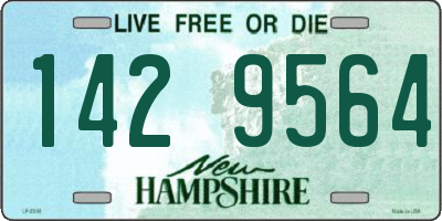 NH license plate 1429564