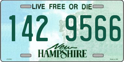 NH license plate 1429566