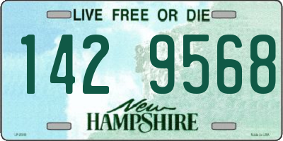 NH license plate 1429568