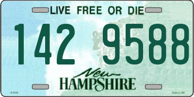 NH license plate 1429588