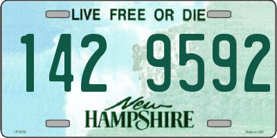 NH license plate 1429592