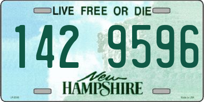 NH license plate 1429596