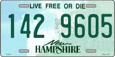 NH license plate 1429605