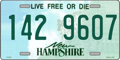NH license plate 1429607