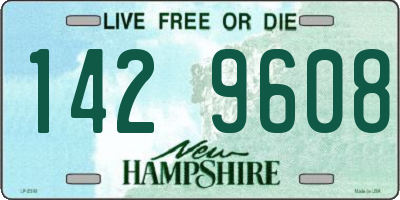 NH license plate 1429608