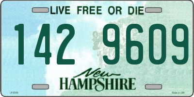 NH license plate 1429609