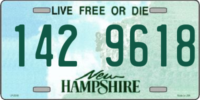 NH license plate 1429618