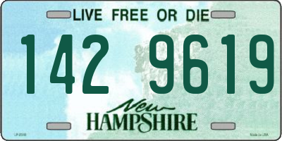 NH license plate 1429619
