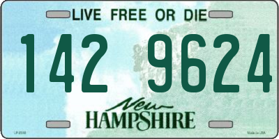 NH license plate 1429624