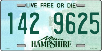 NH license plate 1429625