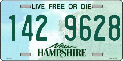 NH license plate 1429628