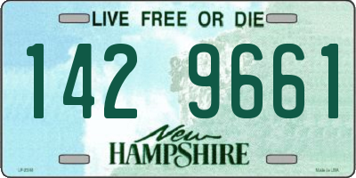NH license plate 1429661