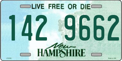 NH license plate 1429662