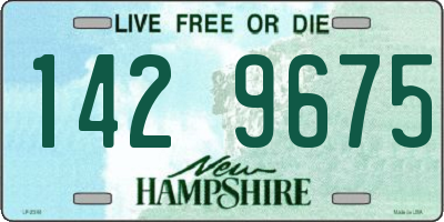 NH license plate 1429675