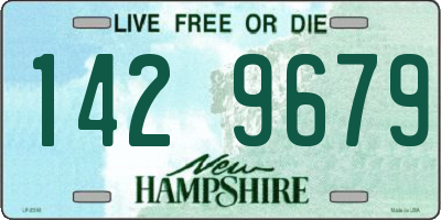 NH license plate 1429679
