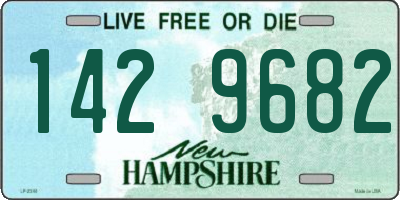 NH license plate 1429682