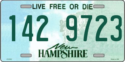 NH license plate 1429723