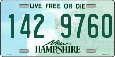 NH license plate 1429760