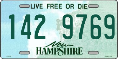 NH license plate 1429769