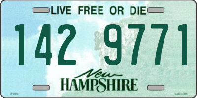 NH license plate 1429771
