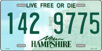 NH license plate 1429775