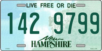 NH license plate 1429799
