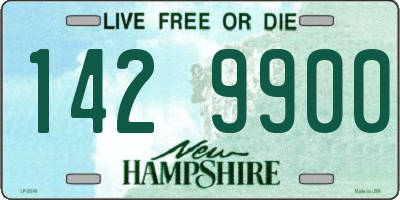 NH license plate 1429900