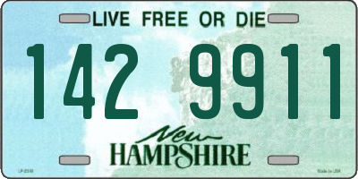 NH license plate 1429911
