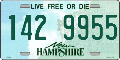 NH license plate 1429955