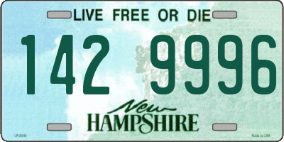 NH license plate 1429996
