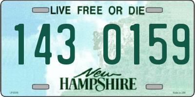 NH license plate 1430159