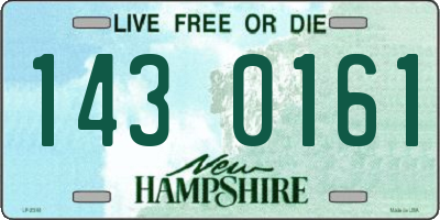 NH license plate 1430161
