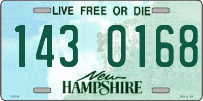 NH license plate 1430168