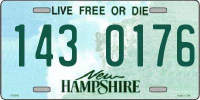 NH license plate 1430176