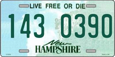 NH license plate 1430390