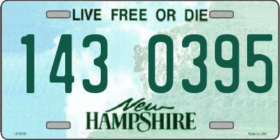 NH license plate 1430395