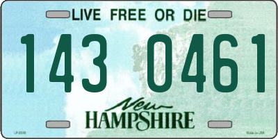 NH license plate 1430461
