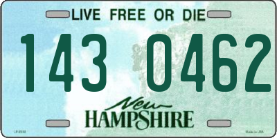 NH license plate 1430462