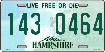 NH license plate 1430464
