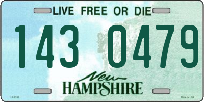 NH license plate 1430479