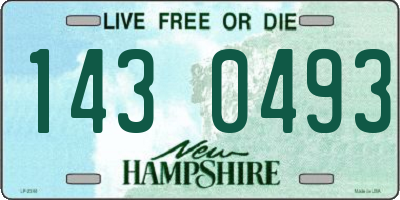 NH license plate 1430493