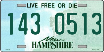 NH license plate 1430513