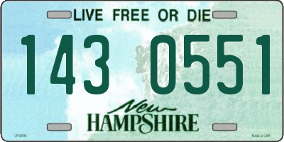 NH license plate 1430551