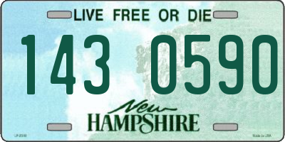 NH license plate 1430590