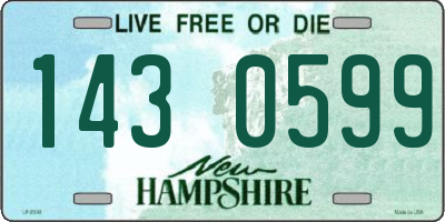 NH license plate 1430599